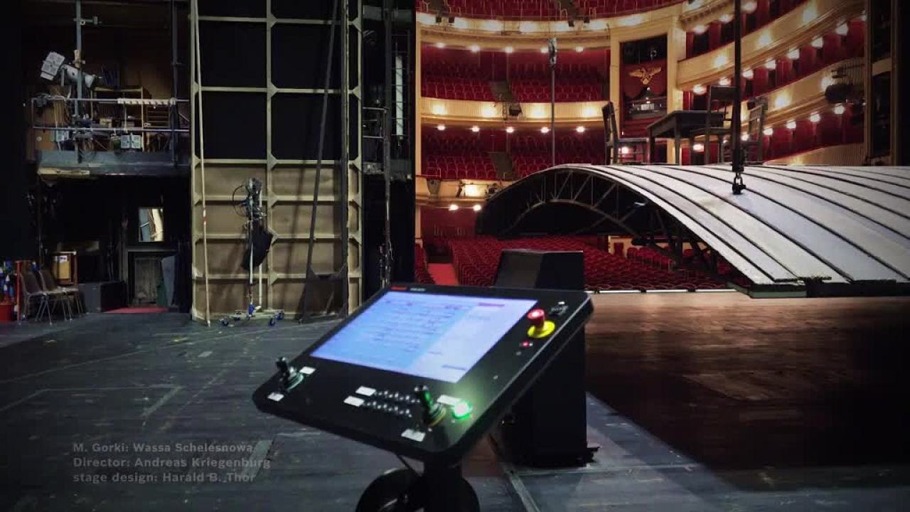 Burgtheater Vienna: Completely overhauled stage technology with Bosch Rexroth control system