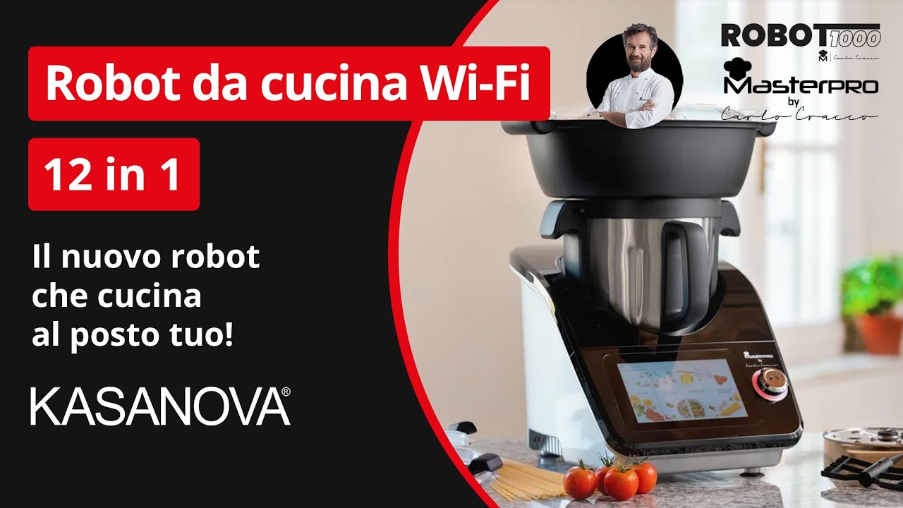 Robot da cucina Wi-Fi 12 in Masterpro by Carlo Cracco