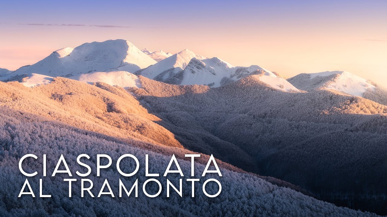 Ciaspolata e foto al TRAMONTO in GARFAGNANA | Vlog fotografia di paesaggio | Tramonto + Alba inverno