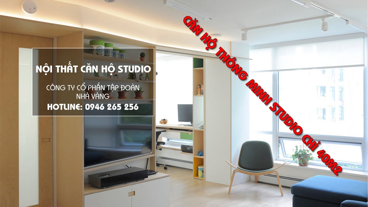 CĂN HỘ STUDIO ĐẸP MÊ HỒN VỚI DIỆN TÍCH CHỈ 40M2 | STUDIO APARTMENT WITH A AREA OF 40M2 ONLY