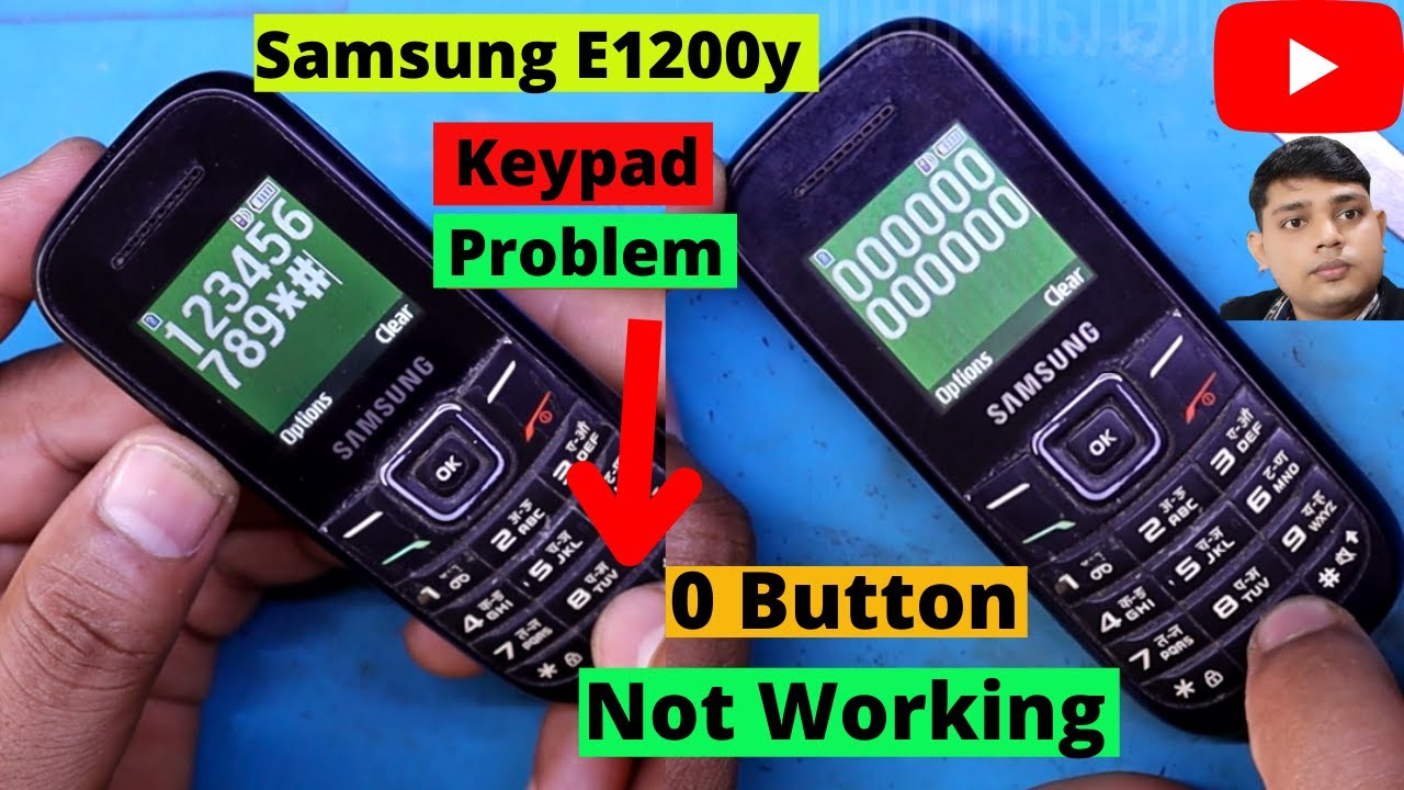 Samsung  E1200Y Keypad Problem | Samsung 1200y 0 Button Not Working | Samsung E1200 Switch Problem