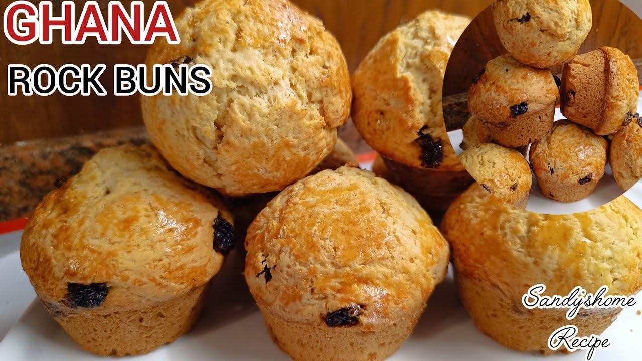 How To Prepare Rock Buns/Easy Rock Buns/Ghana Rock Buns Recipe/Rock Cake.