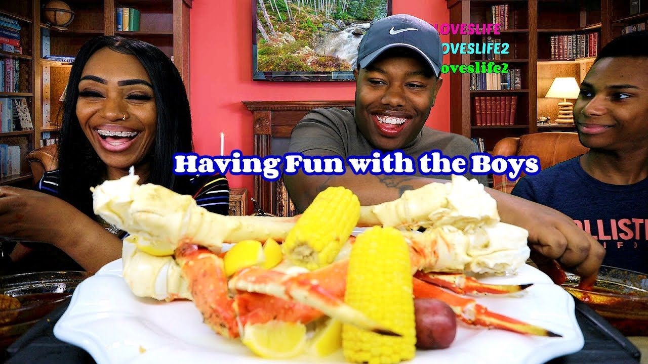 Seafood boil with the boys