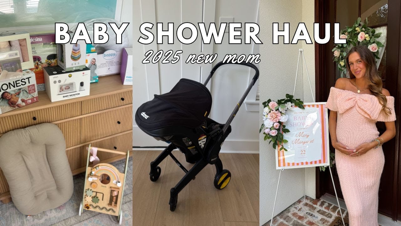 BABY SHOWER HAUL: as a 2025 first time mom *with links*