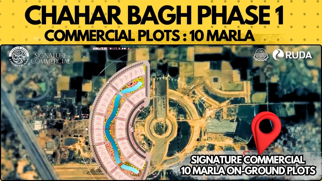 Chahar Bagh RUDA | 10 Marla Signature Commercial | On-Ground Plots | Wali Real Estate