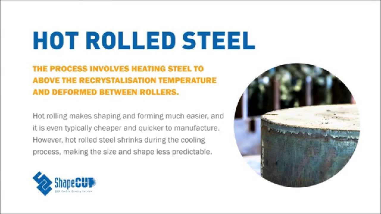 Difference between hot and cold rolled steel