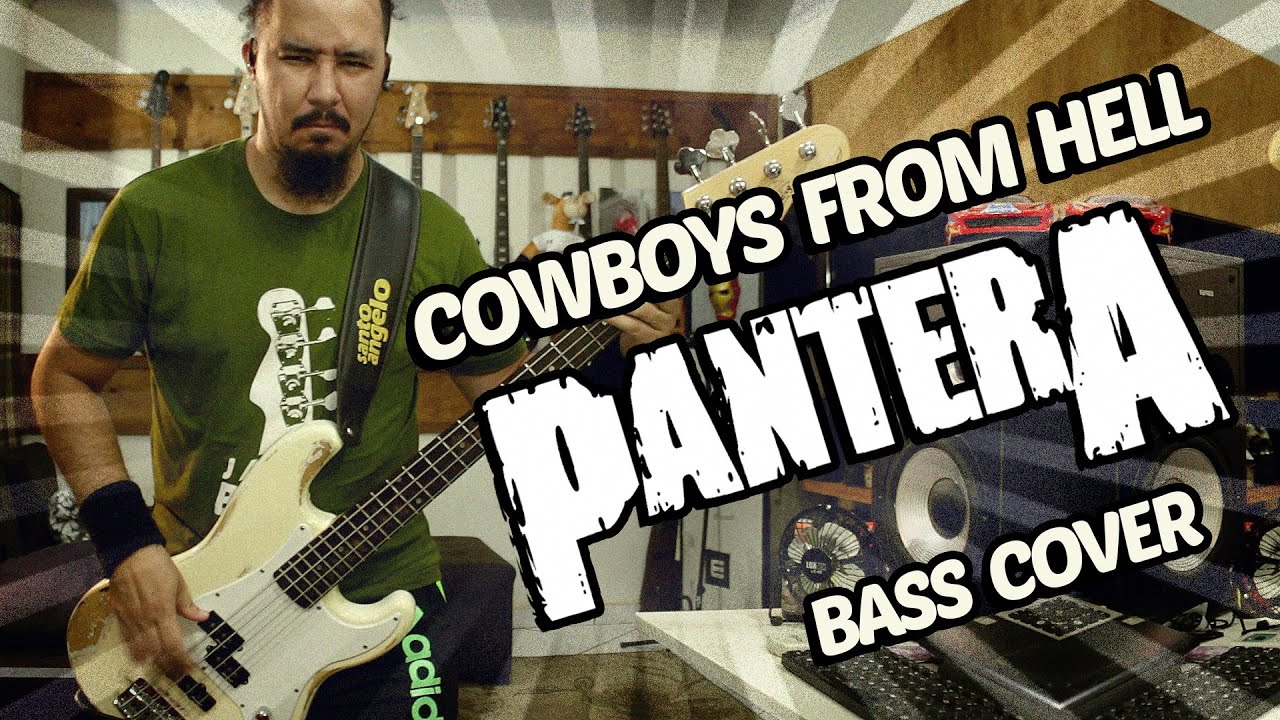 COWBOYS FROM HELL - Pantera [BASS COVER]