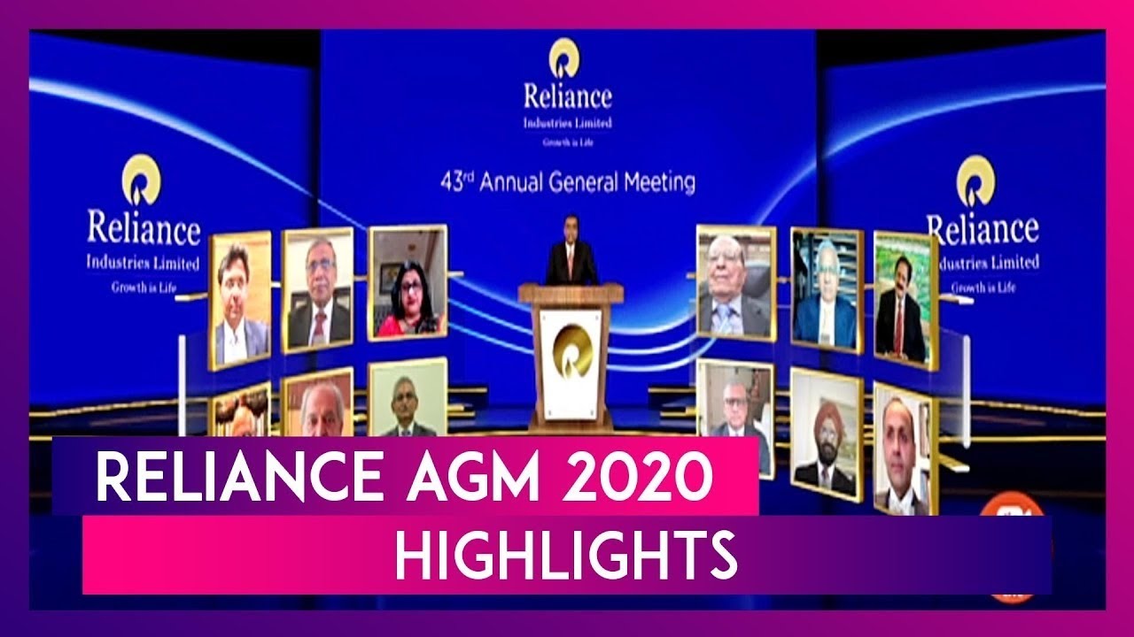 Reliance AGM 2020 highlights in 5 minutes