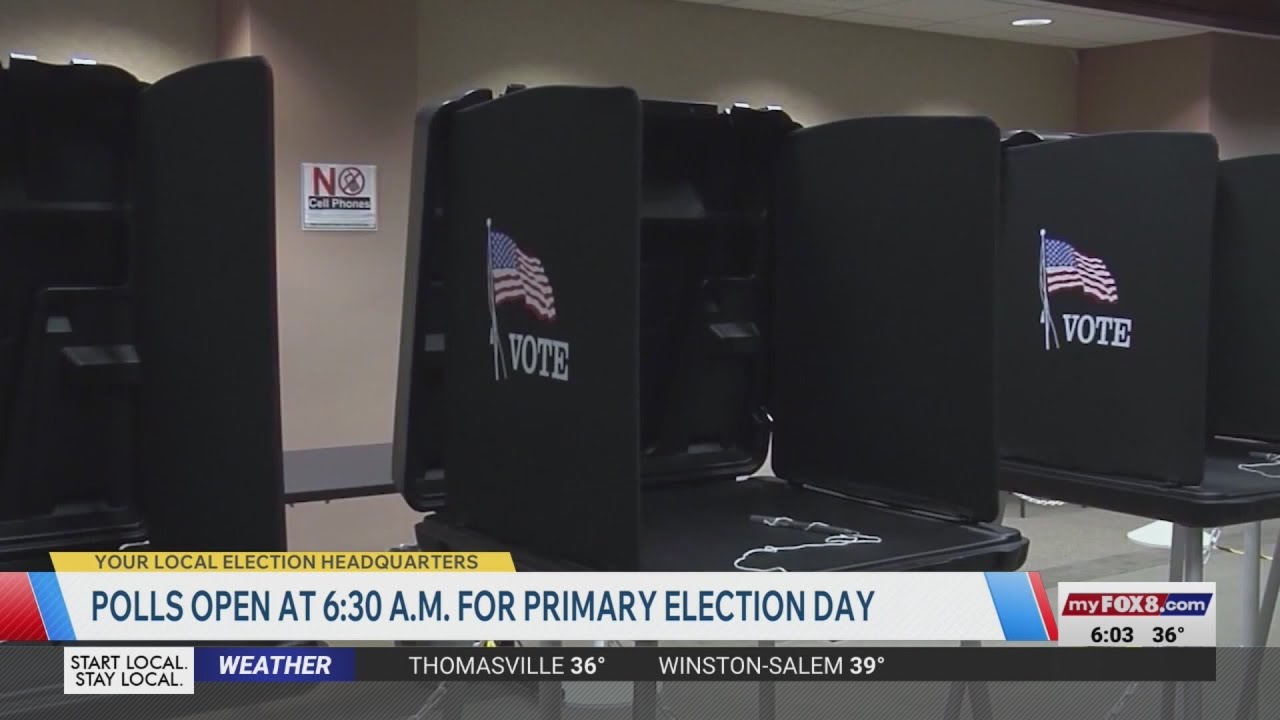 Polls open for 2026 midterm primary voting; here's what to know if you're voting today
