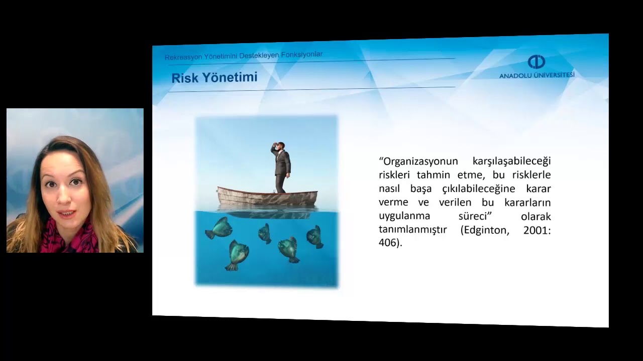 REKREASYON YÖNETİMİ - Ünite 8 Özet