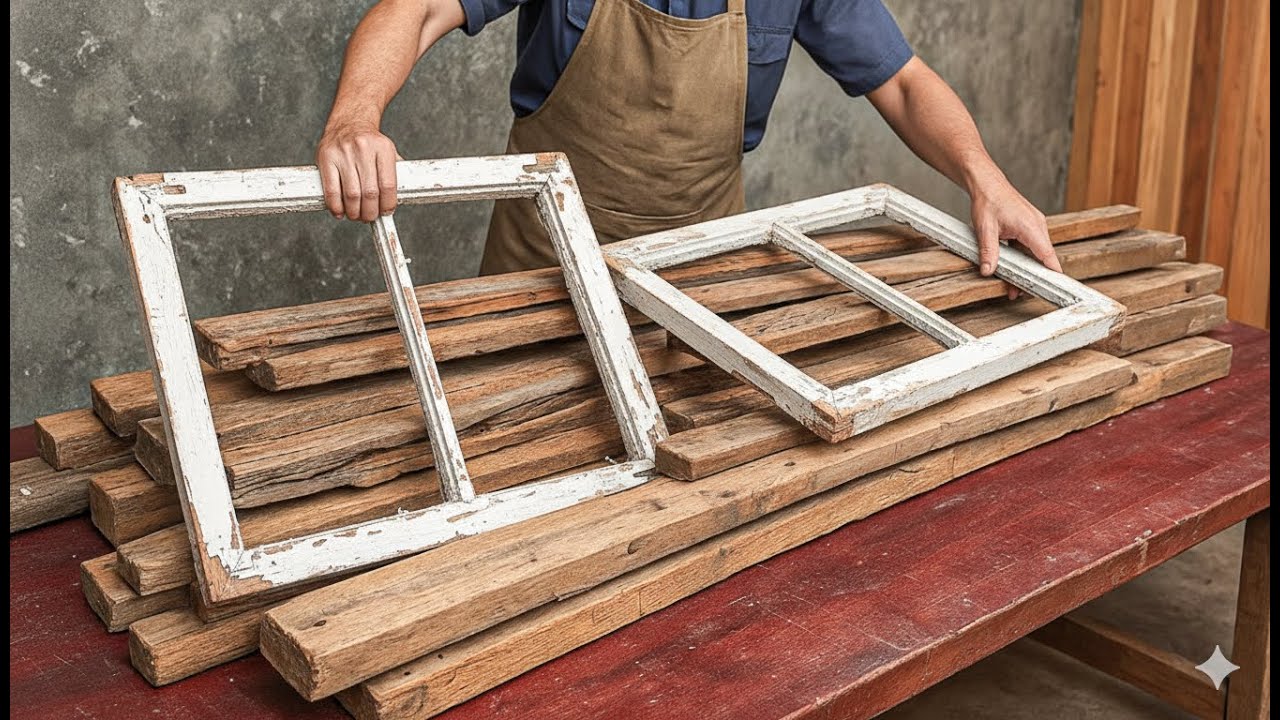 The Carpenter's Great Idea Amazed Millions Of People: Build Thousand Dollar Furniture From Old Wood