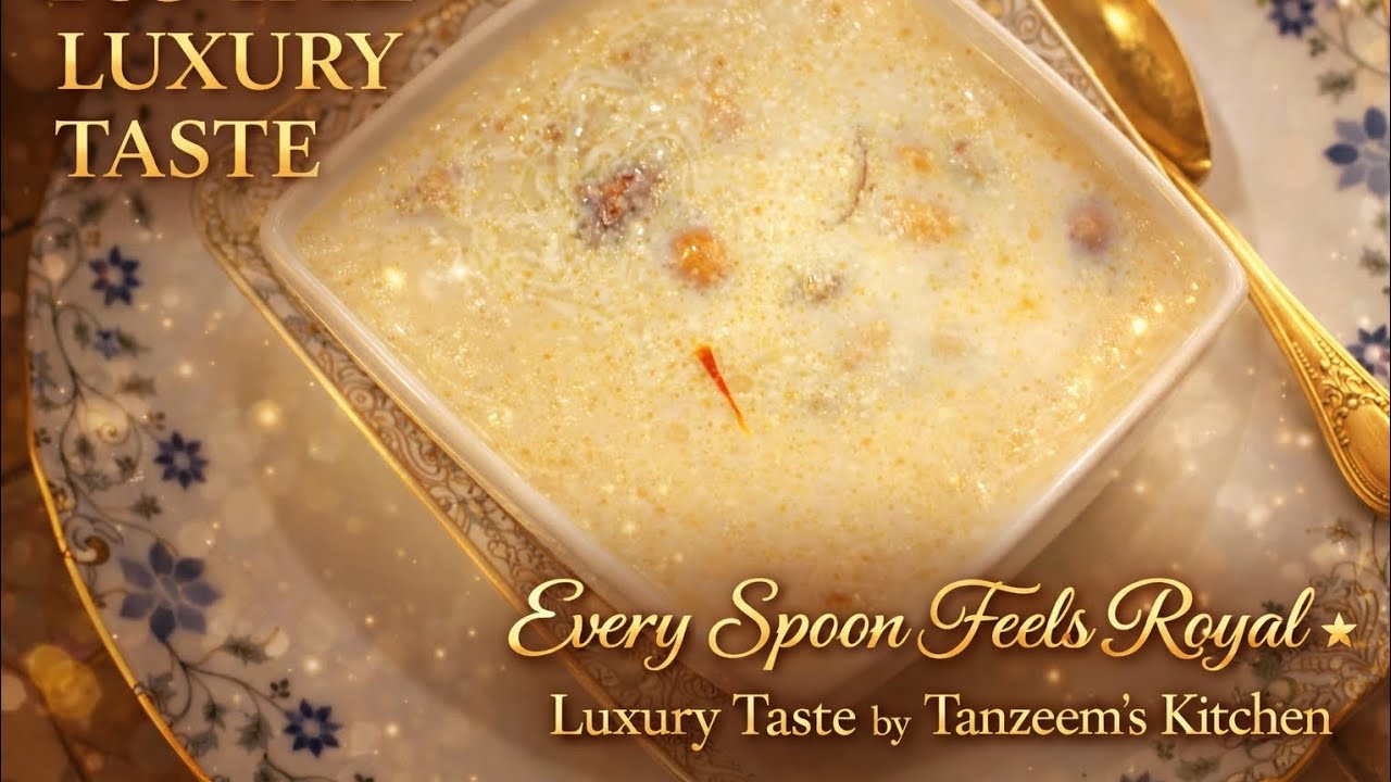 How to make Royal Kheer| Normal Rice se Rich & Creamy Brown Khoya Kheer | Tanzeem’s Kitchen
