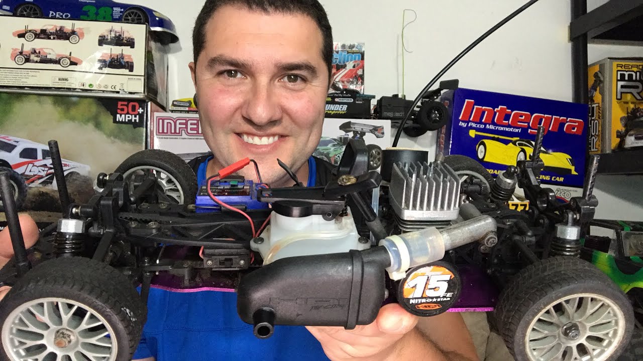 LIVE The Classic Old HPI Racing Nitro RS4-2 Check and Test - Do we got Compression?