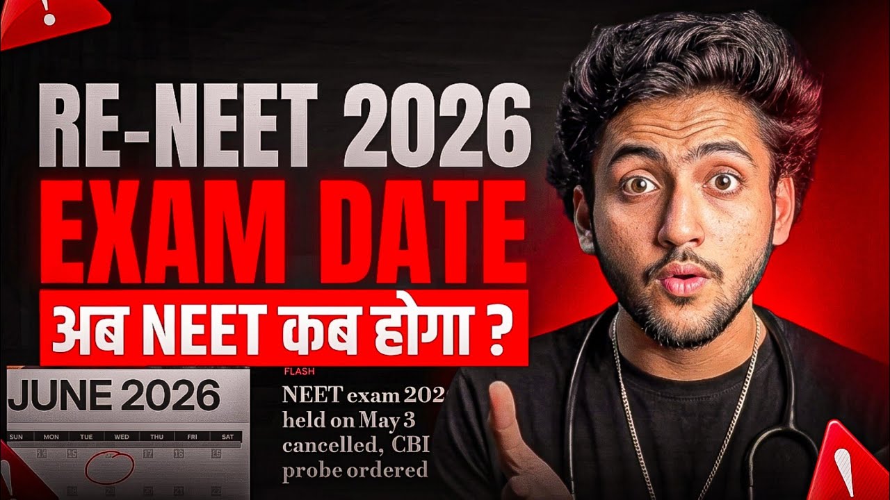 🚨 Re-NEET 2026 Confirmed? New Exam Date Out Now | NTA Official Update