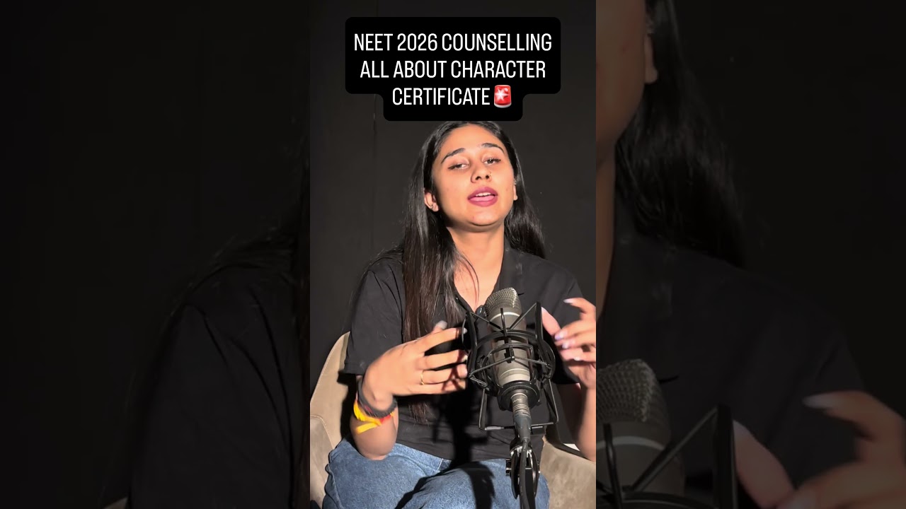 NEET 2026 Counselling : All about character certificate #neet2026 #neetcounselling #bhartimam