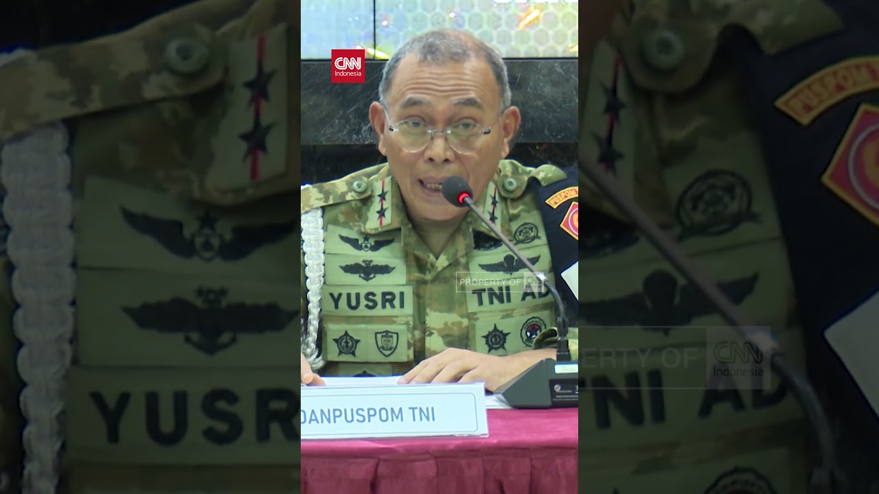 Danpuspom TNI Sebut Inisial dan Matra Terduga Pelaku Penyiraman Air Keras