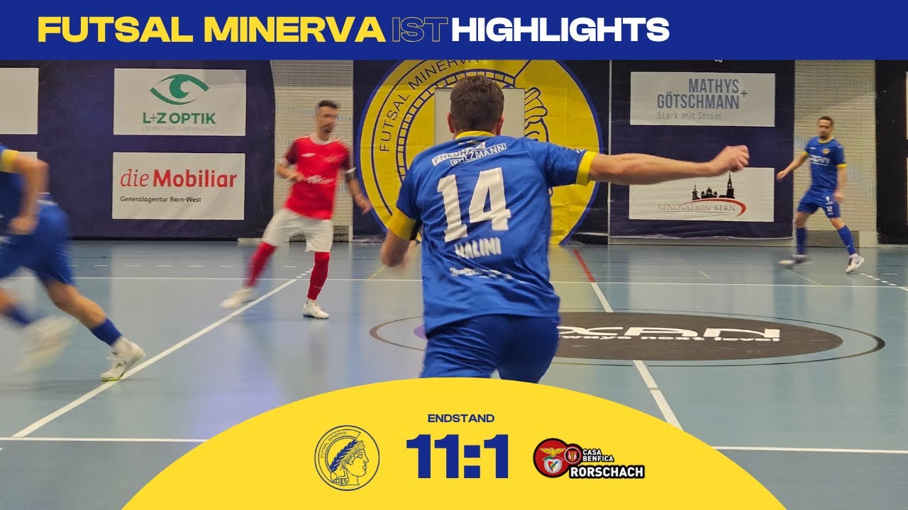 Highlights Futsal Minerva vs. Futsal Benfica Rorschach (11:1) - 20.09.2025