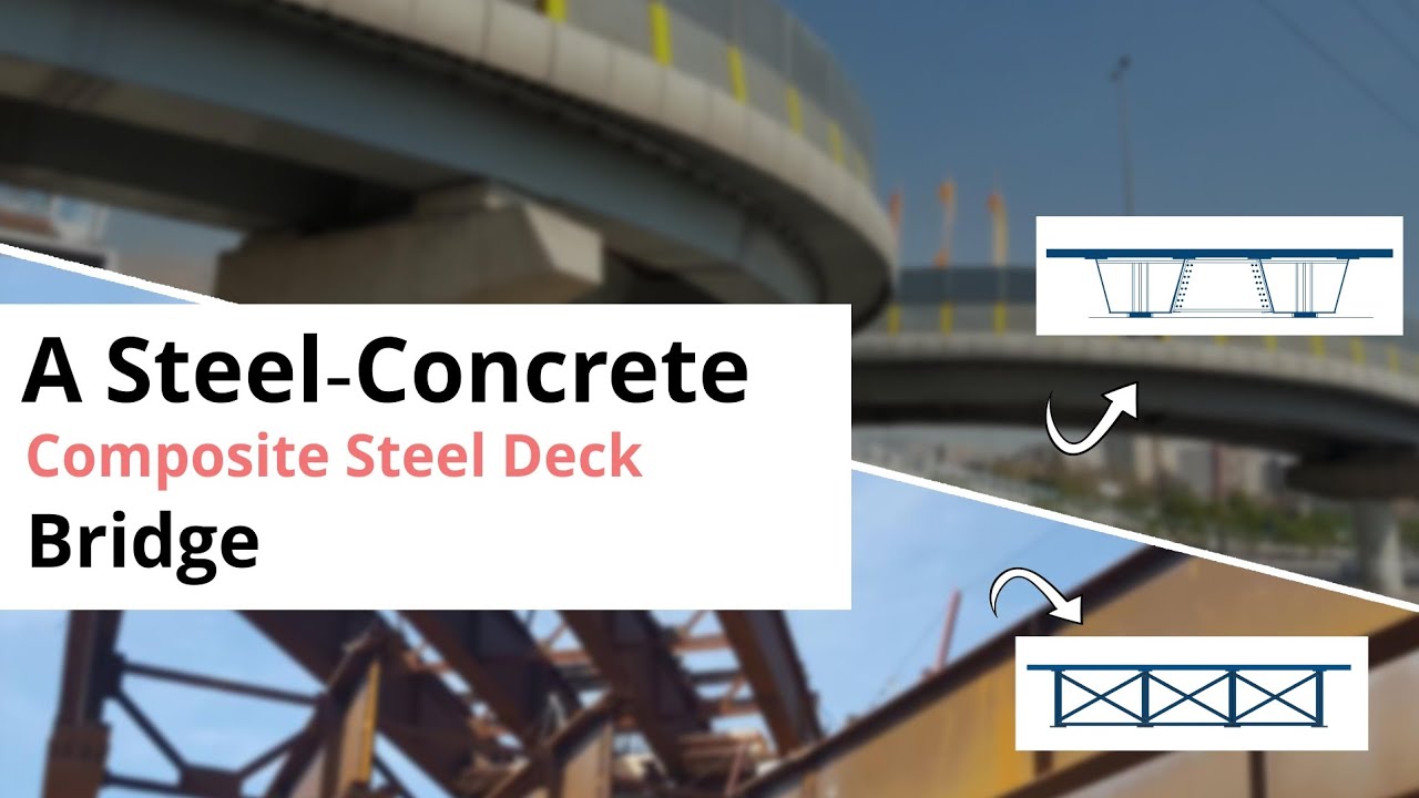 The steel-concrete composite steel deck bridge