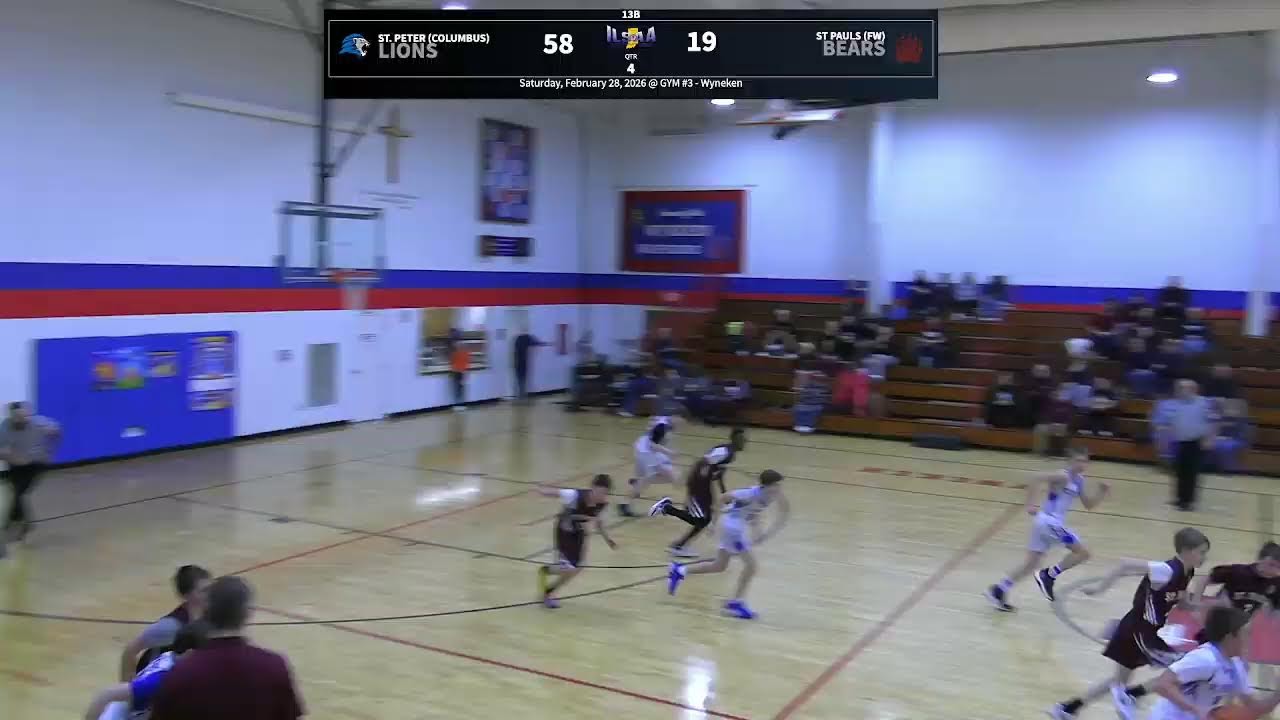 GAME #14B- - ILSAA Boys State Tournament - St Pauls (Fort Wayne) vs St. Peter (Columbus)