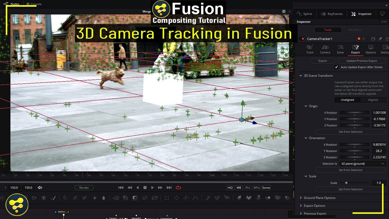 Camera Tracking in Fusion | 3D Camera Tracking in Blackmagic Fusion | Fusion Camera Tracking