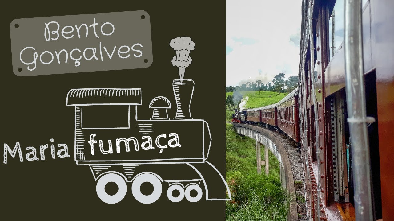 Bento Gonçalves - passeio de Maria Fumaça 🚂