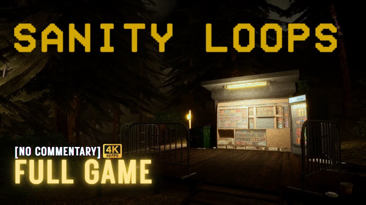 🌀 SANITY LOOPS &ndash; Full Game Walkthrough 4K60FPS | The Kiosk Nightmare Experience.