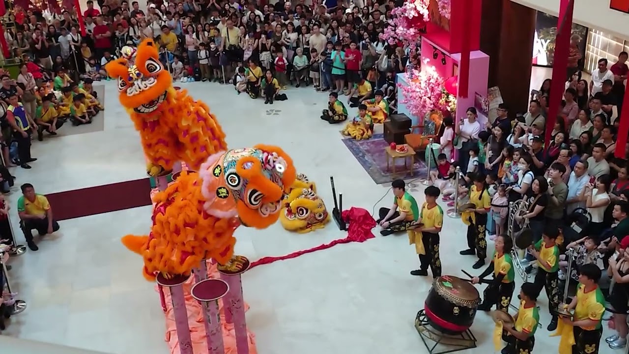 Lion dance 2026 malaysia, mid valley the garden mall 獅人排隊 SRPD team 2 (第二隊伍)