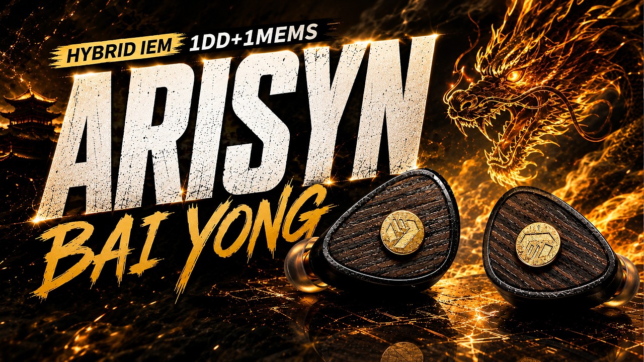 ARISYN BAI YONG: КОМФОРТНЫЕ ГИБРИДНЫЕ IEM С ОЧЕНЬ МУЗЫКАЛЬНОЙ ПОДАЧЕЙ!