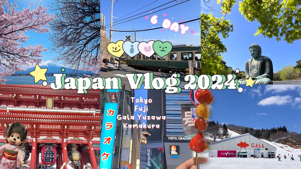 Vlog 🌸 2024  🎐 Tokyo | Fuji 🗻 | Kamakura | Asakusa | Shibuya |  7 วัน 6 คืน เที่ยวญี่ปุ่นครั้งแรก