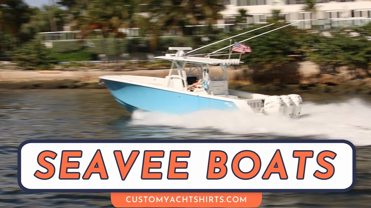 SEAVEE BOATS / BOCA RATON INLET BOAT VIDEOS / CUSTOM YACHT SHIRTS
