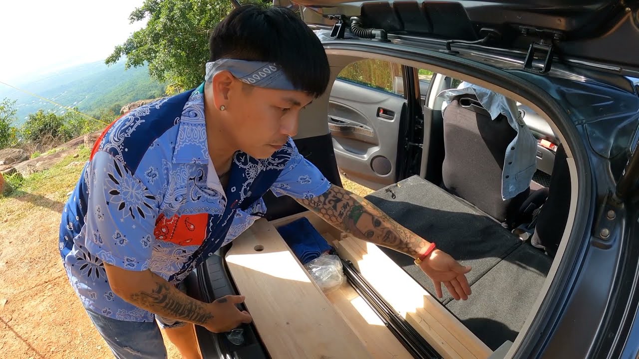 DIY.ไม้นอนในรถ ทำยังไงให้นอนสบายขึ้นในรถEcoCarคันเล็ก
