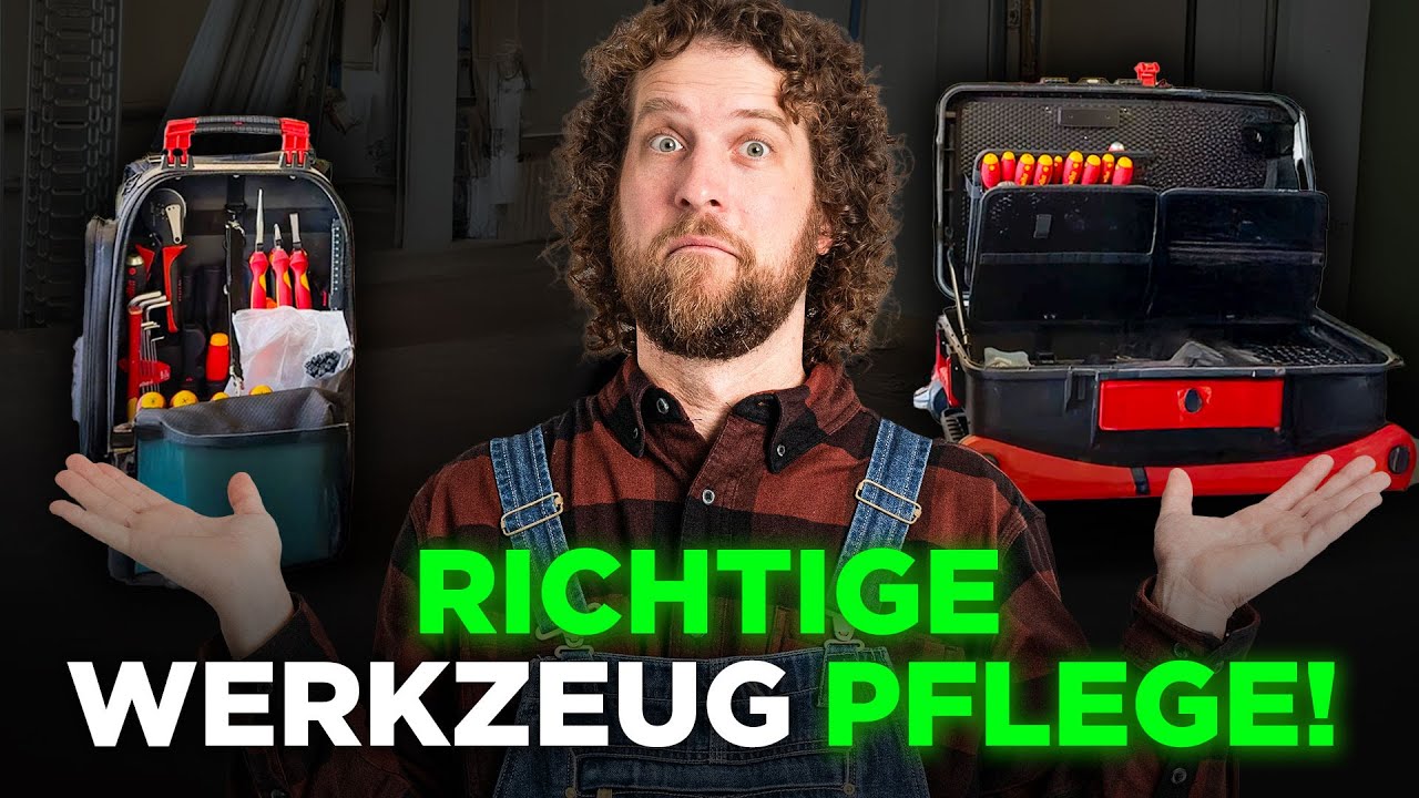 Werkzeug richtig pflegen &ndash; so h&auml;lt es l&auml;nger & funktioniert einwandfrei! 🔧✨