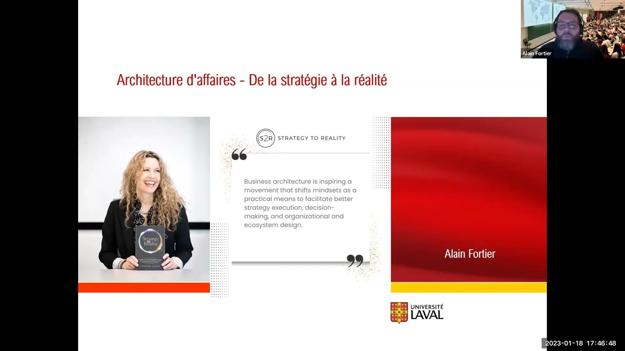 Architecture d'affaire - De la stratégie à la réalité