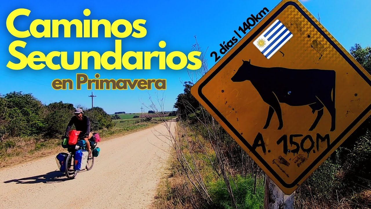 Viaje Rural en Bici en la mejor época para viajar y acampar en Uruguay | Primeros días de setiembre