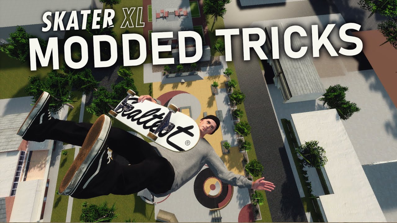 Modded Tricks in Skater XL (PC) | New Stats, Impossibles, Backflips, Late Flips/Shuvs, and more!