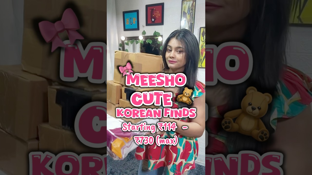 Meesho Cute Korean Finds Starting ₹114! # #meesho #meeshofinds #explorepage #korean #meeshoapp