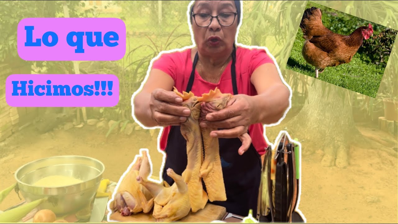 LO QUE HICIMOS!😱 ( Gallina Casera) | Cocinando con mamá