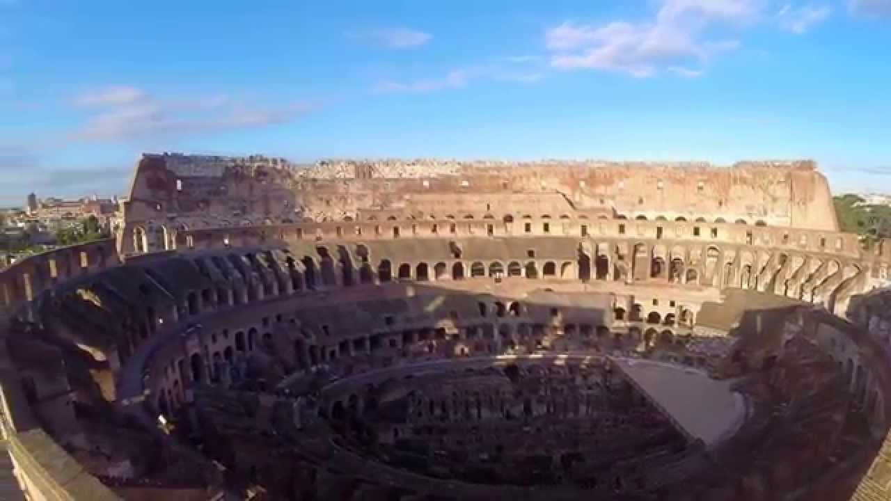 Dji PHANTOM 2 OVER/AROUND/IN THE COLOSSEUM IN ROME