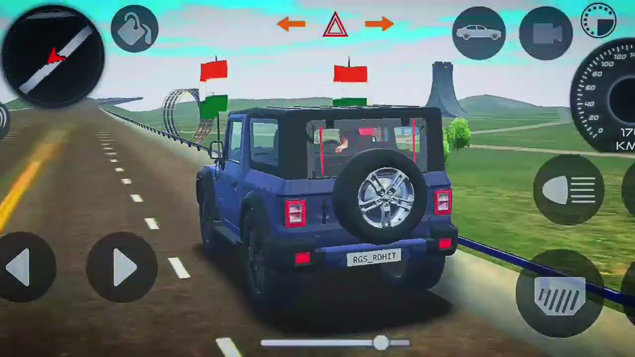 🔥Modi 5 Indian Mahindra Thar Modified Offroading Stand Gangster 4x4💥#trending #thargamer #stunt 🍊🤪