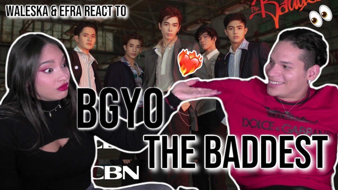 Why is this so CATCHY😵| Waleska & Efra react to BGYO - 'The Baddest' Official MV /REACTION