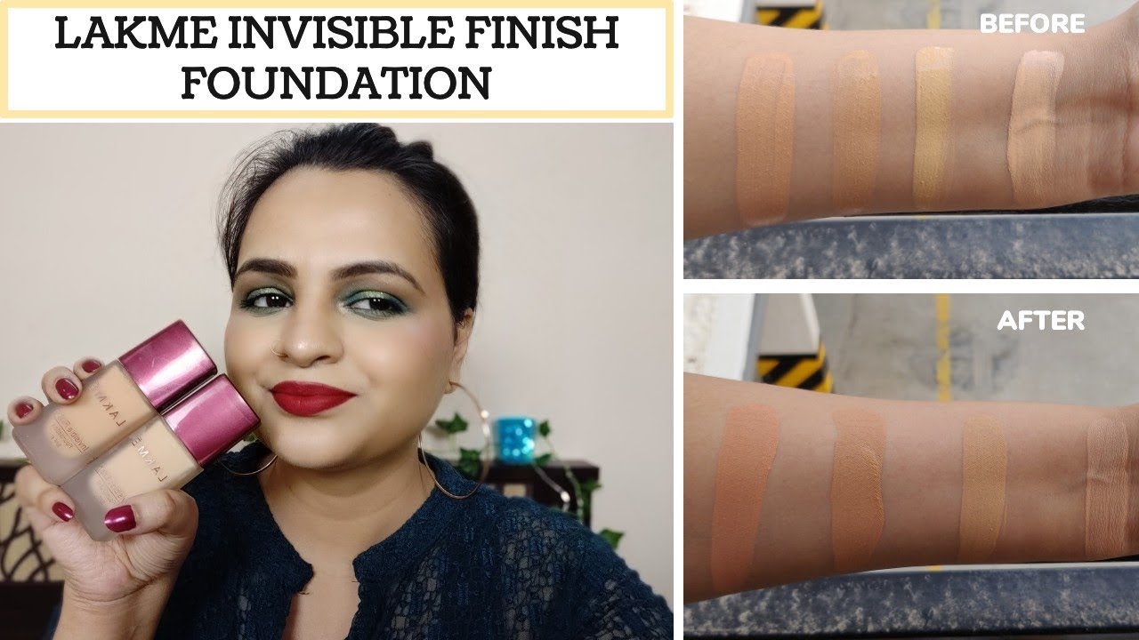 LAKME INVISIBLE FINISH FOUNDATION || ALL SHADES ||GIVEAWAY CLOSED