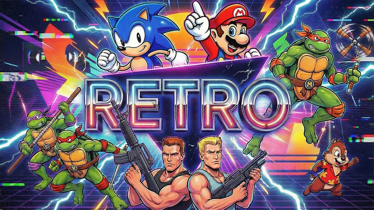 Новогодние посиделки под ретро игры :) Играем в Dendy и SEGA