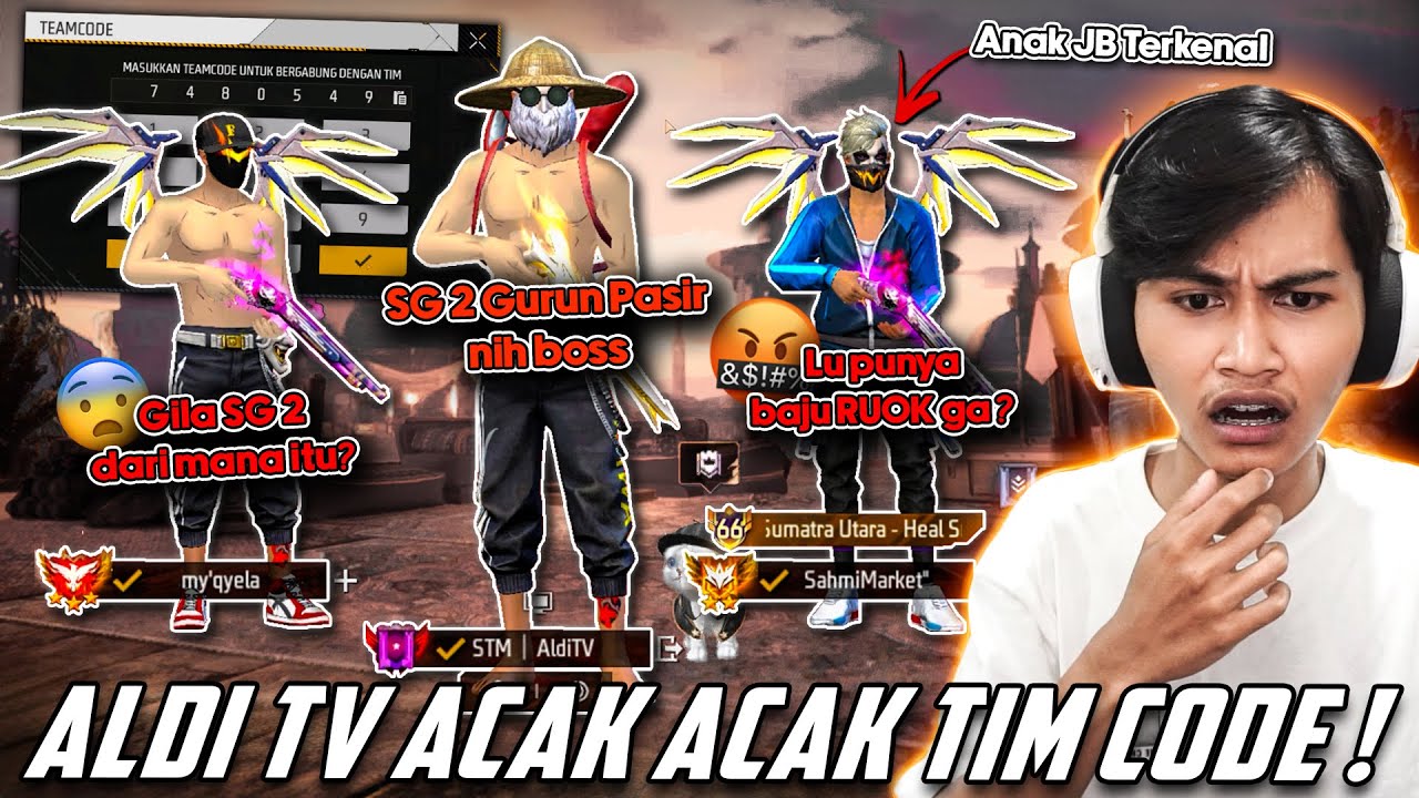 ACAK ACAK TIM CODE NIAT PAMER SG 2 GURUN PASIR MALAH KETEMU ANAK JB TERKENAL !!