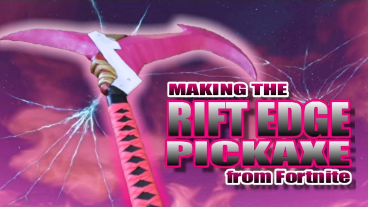 Making the Rift Edge Pickaxe from Fortnite