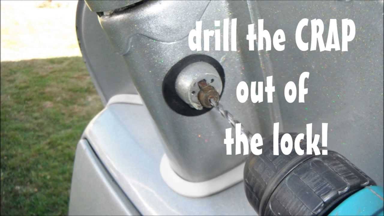 VESPA STEERING LOCK REMOVAL AND REPLACEMENT