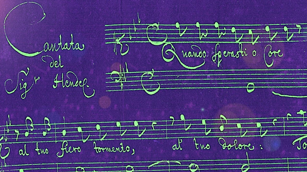 COLLECTANEORUM MUSICORUM | George Frideric Handel | Quando sperasti o core, HWV 153