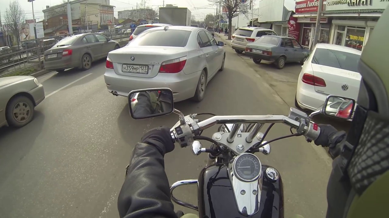 Honda vt750c2 shadow spirit и зима в Краснодаре 2014