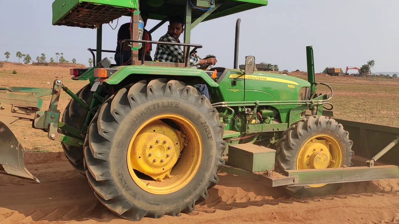 John Deere 5310 55HP Tractor || Front Dozer Performance