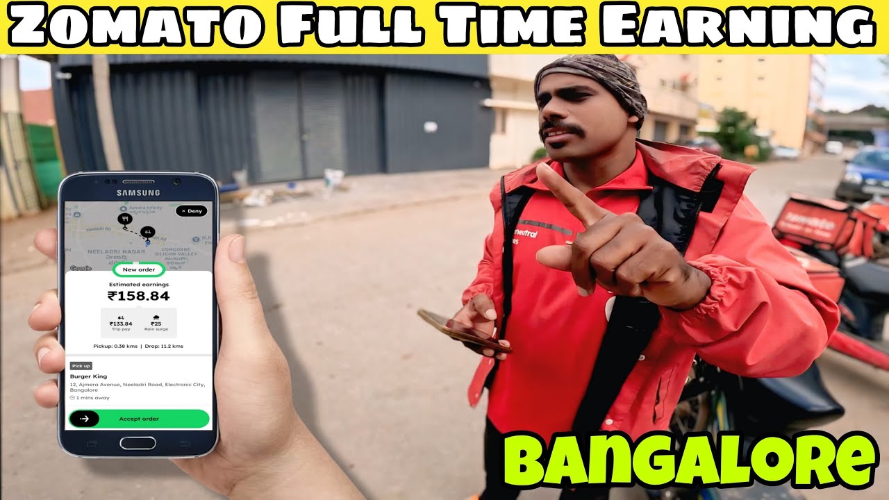 Zomato Food Delivery Job🤑Zomato Full Time Earning🔥In Bangalore 