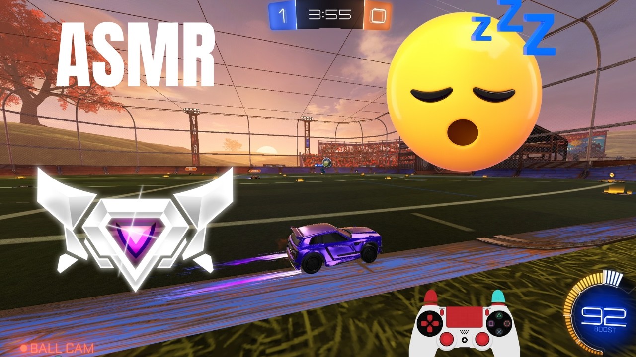 PS4 Controller Sounds | ASMR Rocket League Ranked 2s | Grand Champion